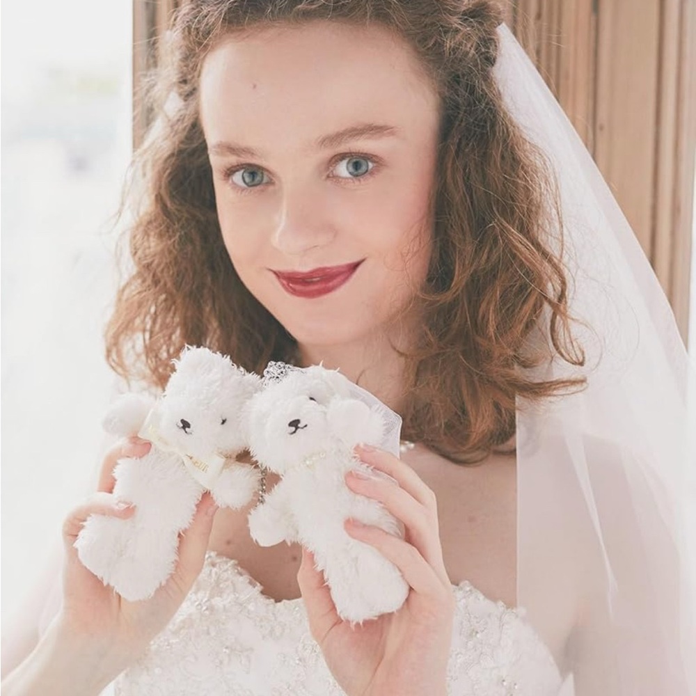 Maison de Fleur wedding plush toy bear charm gift